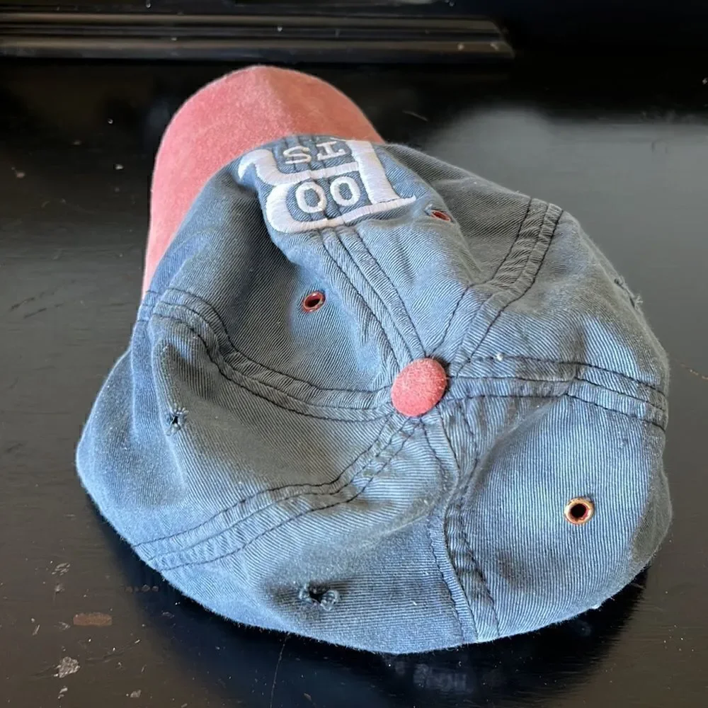 Vintage roots sporting goods leather strap ball cap